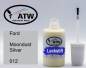 Preview: Ford, Moondust Silver, 012: 20ml Lackstift, von ATW Autoteile West.